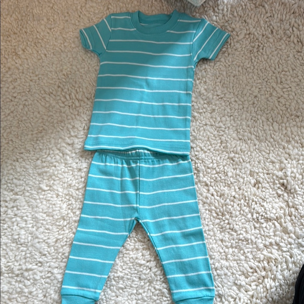 Carter's Blue and White Pajama Set for Cozy Nights